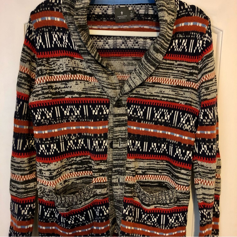 Hawkings McGill Patterned Cardigan